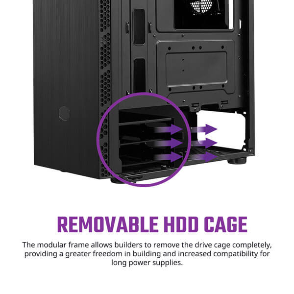 Cooler Master MasterBox MB600L V2 ATX Mid Tower Case